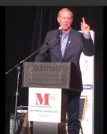 Rauner @ M3 award dinner